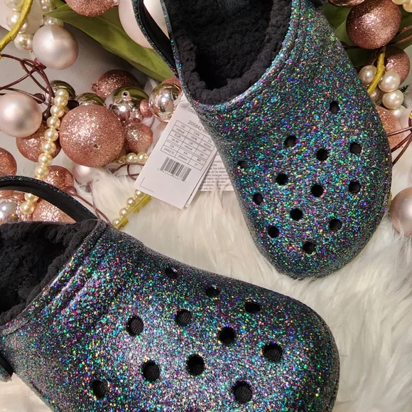 Crocs Classic Lined Clog - GlitterWomen new - Picture 4 of 10